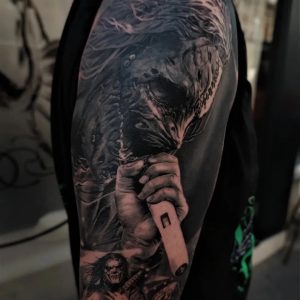 Opiate Tatouage - Tatouage Horreur